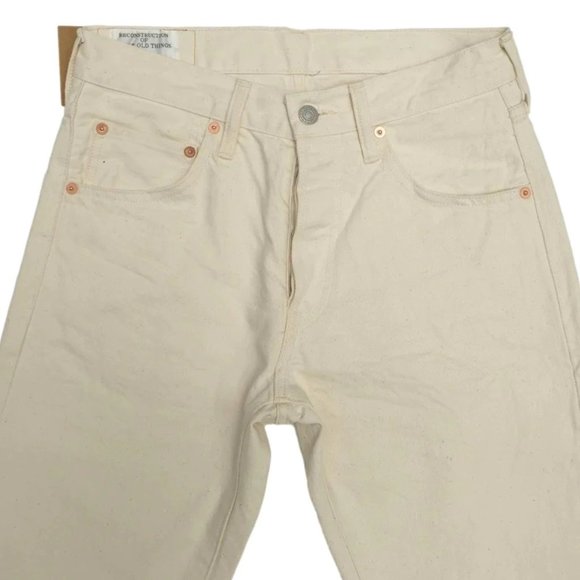 Studio D'Artisan Ivy Ecru Selvedge Jeans - Picture 2 of 6